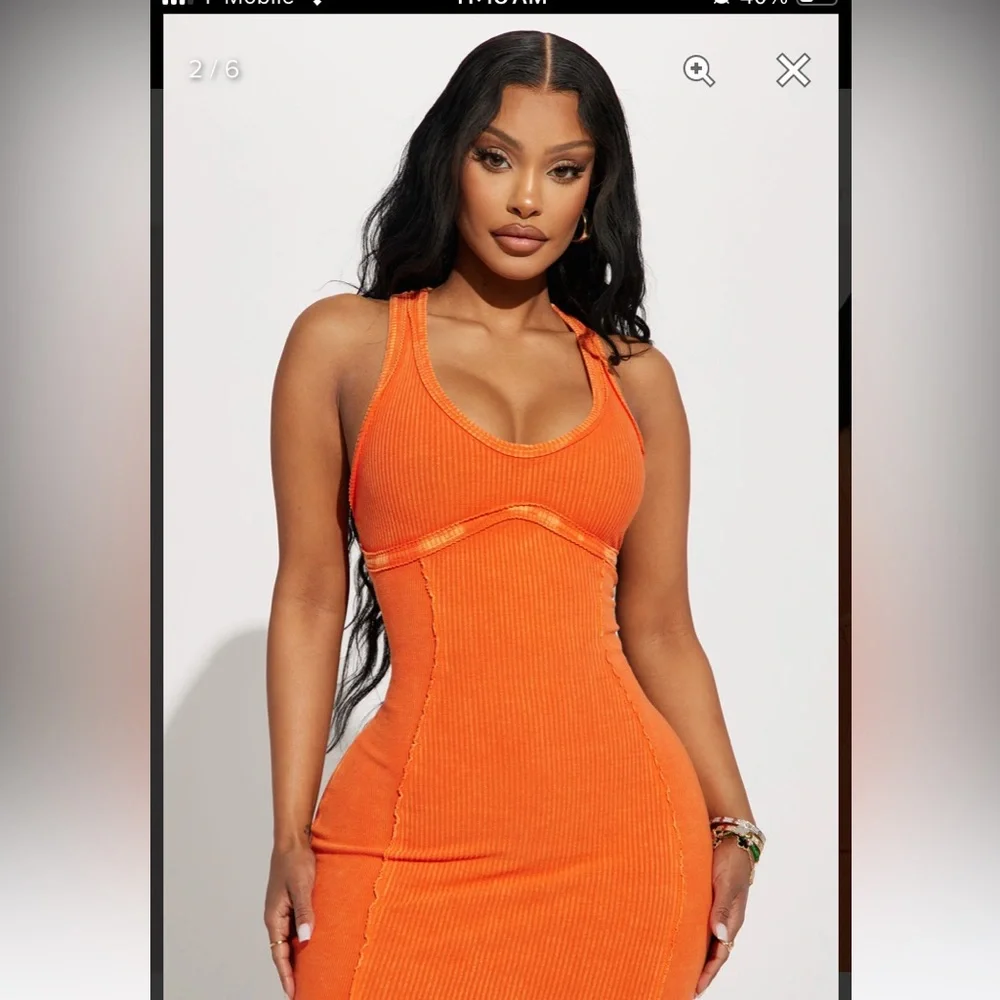 Fashion nova midi summer dress - Picture 2 of 10